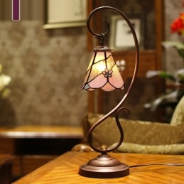Lampa stołowa ze szkła...