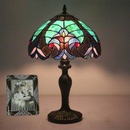 Lampa stołowa Tiffany w...