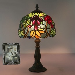 Lampa stołowa Tiffany w...