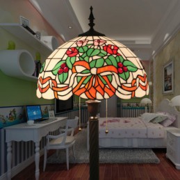 Lampa podłogowa Tiffany w...