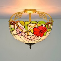 Plafon w stylu Tiffany z...