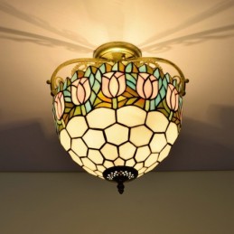 Plafon w stylu Tiffany z...