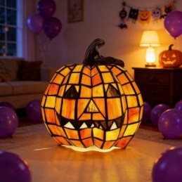 Lampa w stylu Tiffany z...