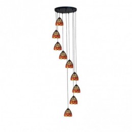 9-punktowa lampa wisząca w...