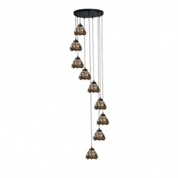 9-punktowa lampa wisząca w...