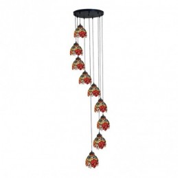 9-punktowa lampa wisząca w...