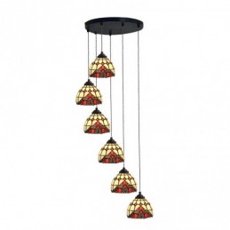 6-punktowa lampa wisząca w...