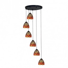 6-punktowa lampa wisząca w...