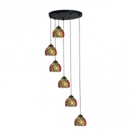 6-punktowa lampa wisząca w...