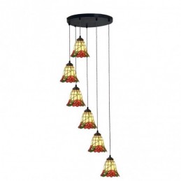 6-punktowa lampa wisząca w...