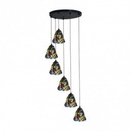 6-punktowa lampa wisząca w...