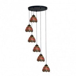 6-punktowa lampa wisząca w...