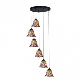 6-punktowa lampa wisząca w...