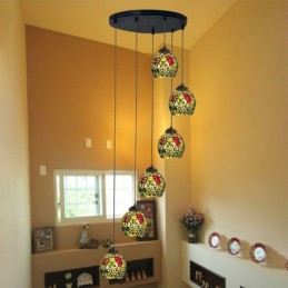 6-punktowa lampa wisząca w...
