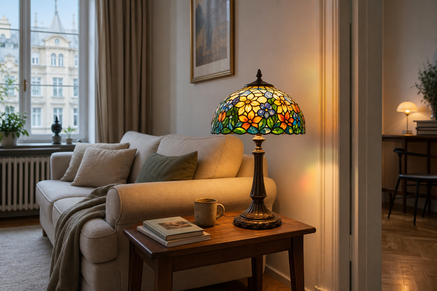 Lampa stołowa Tiffany: elegancki detal, który buduje klimat polskiego domu